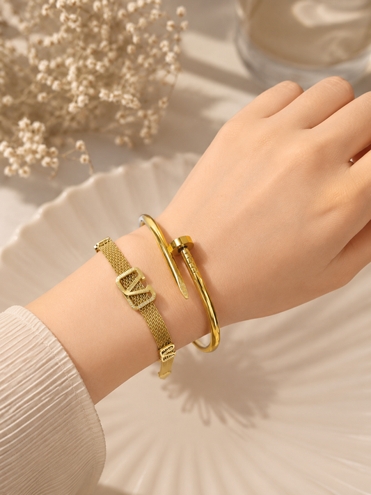 2 in 1 Handcuff & Bracelet Set