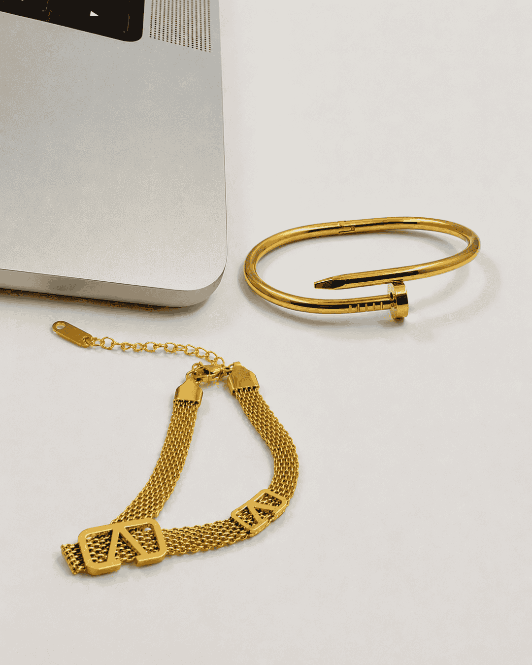 2 in 1 Handcuff & Bracelet Set