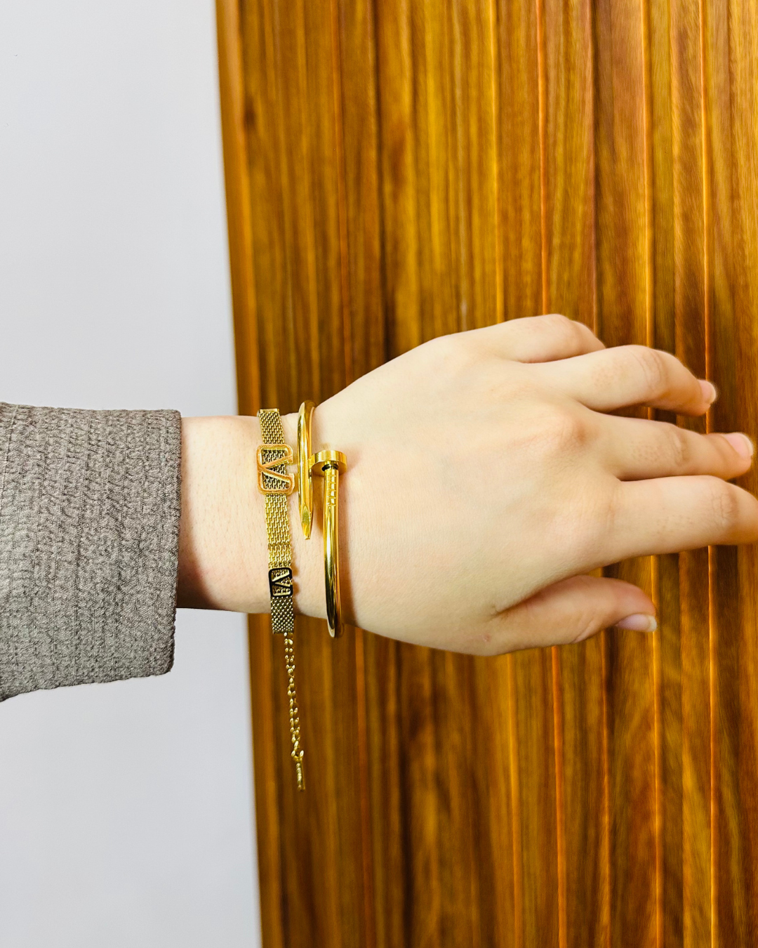 2 in 1 Handcuff & Bracelet Set