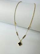 Black clover pendent