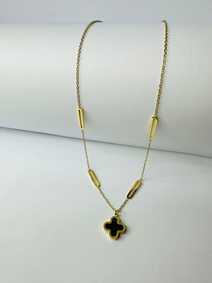 Black clover pendent