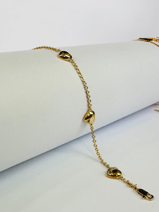 Multiple hearts bracelet