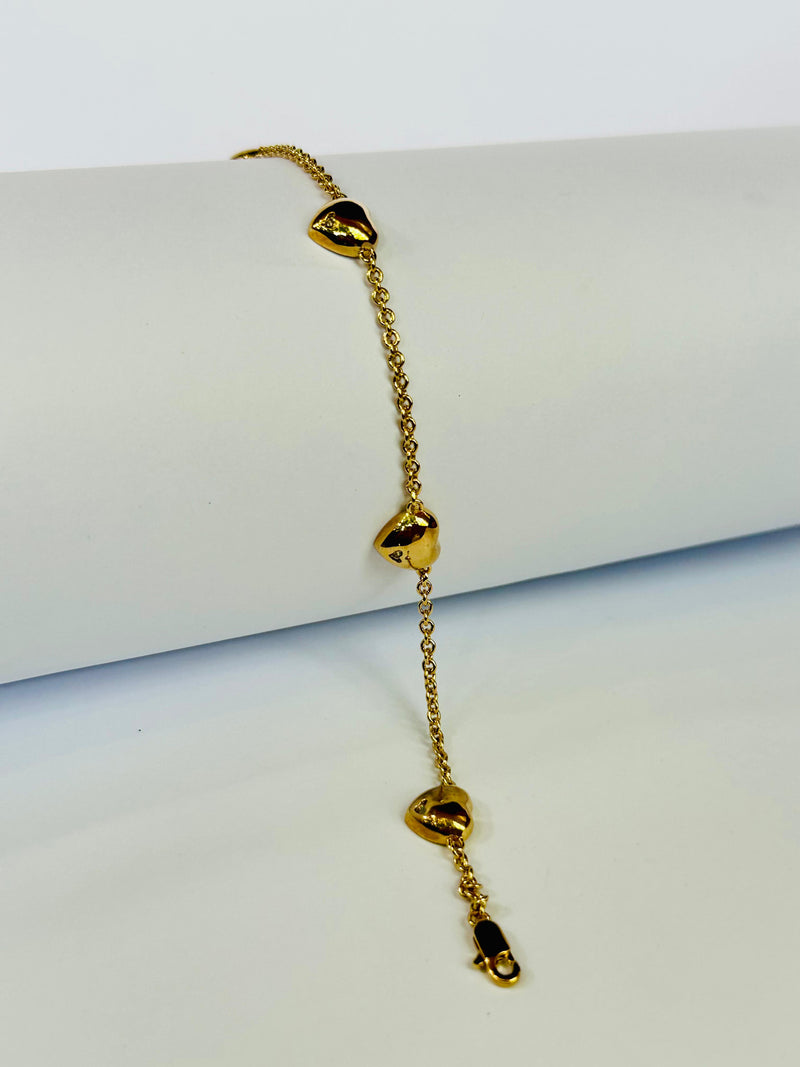 Multiple hearts bracelet