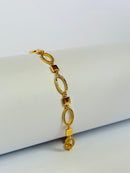 Fancy oval bracelet